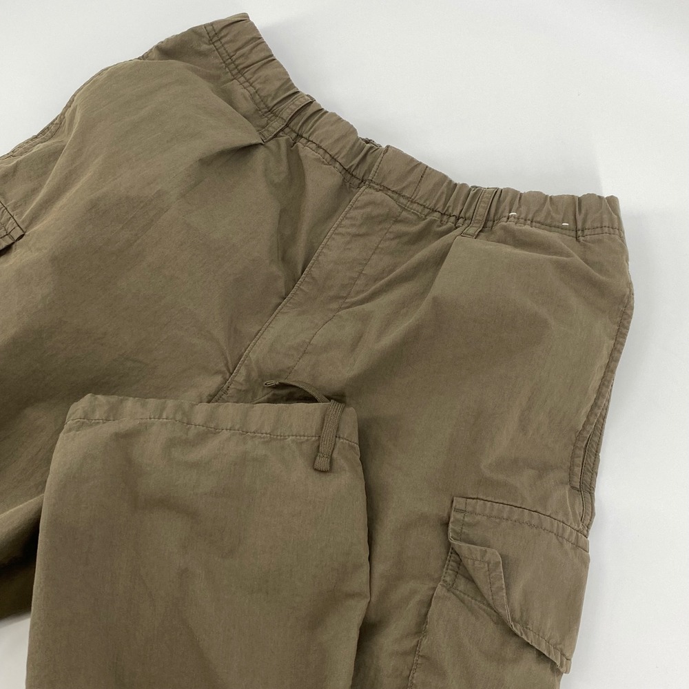Uniqlo U Mens Large (33-36) Olive Green Military Cargo Pants Drawstrings